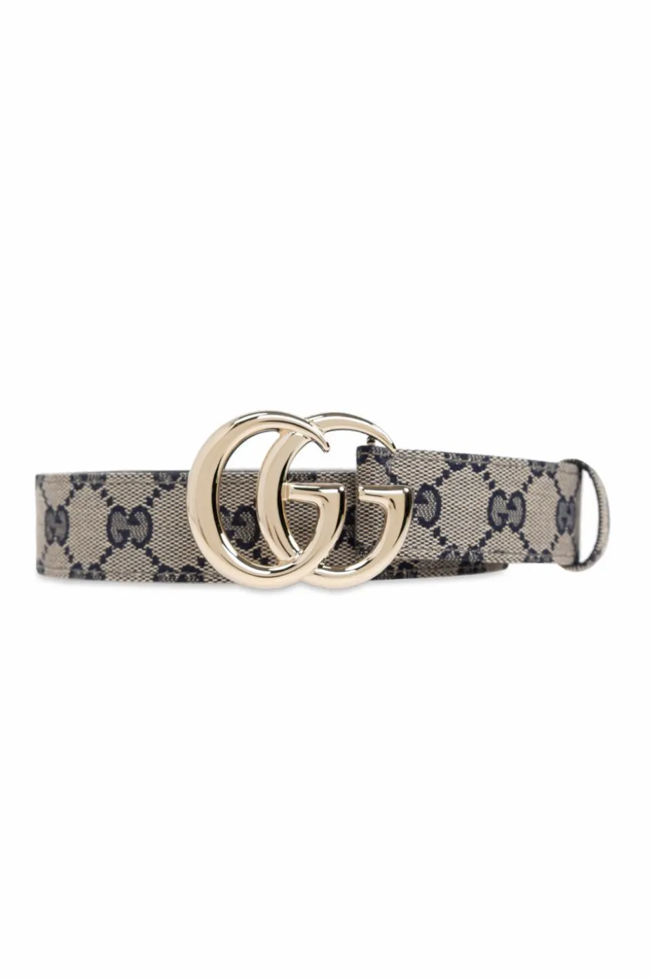 Gucci NAVY BLUE Belt with monogram