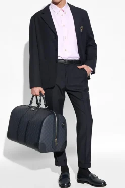 Gucci NAVY BLUE Blazer with monogram