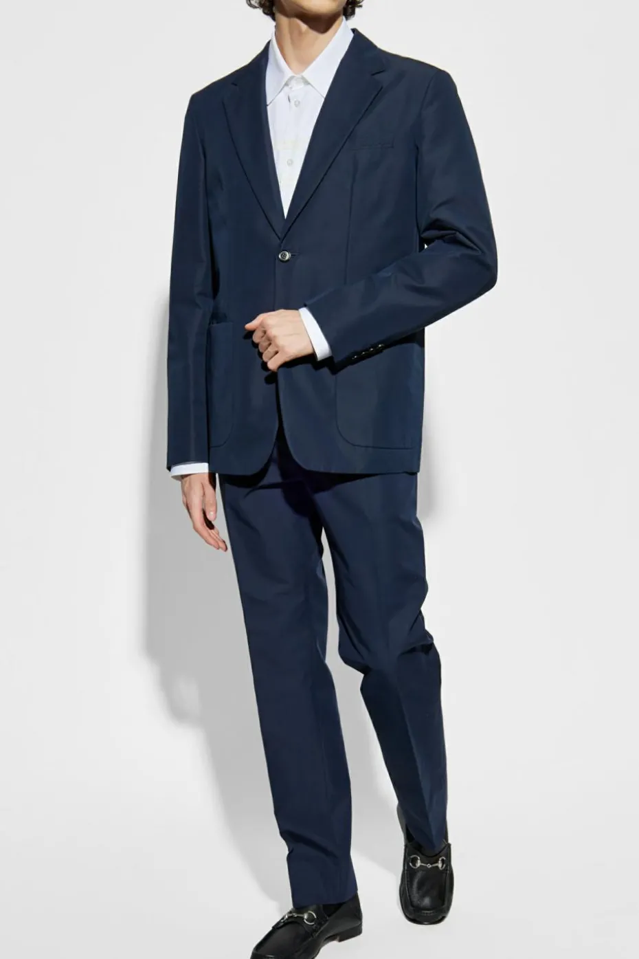Gucci NAVY BLUE Blazer with open lapels