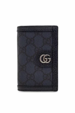 Gucci NAVY BLUE Folding card case