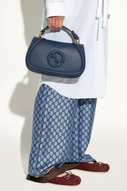 Gucci NAVY BLUE Handbag `Blondie Medium`