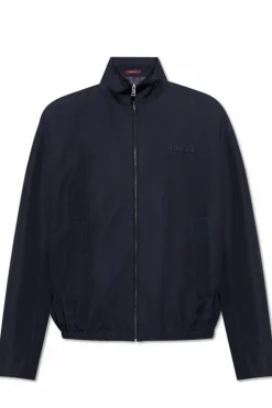 Gucci NAVY BLUE Jacket with embroidered logo
