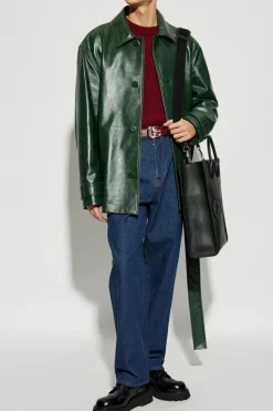 Gucci NAVY BLUE Jeans with logo