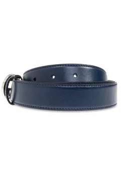 Gucci NAVY BLUE Leather belt