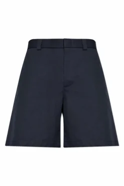 Gucci NAVY BLUE Logo shorts