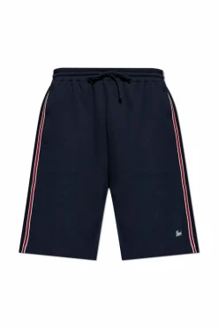 Gucci NAVY BLUE Logo shorts