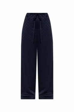 Gucci NAVY BLUE Loose-fitting pants