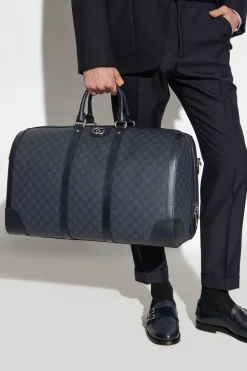 Gucci NAVY BLUE ‘Ophidia Large’ duffel bag