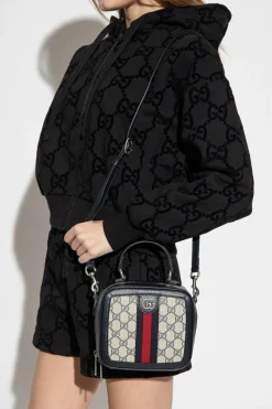 Gucci NAVY BLUE ‘Ophidia’ shoulder bag