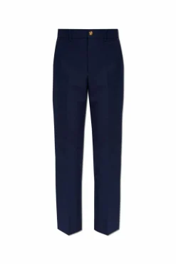 Gucci NAVY BLUE Pleated pants