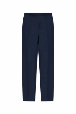 Gucci NAVY BLUE Pleated trousers
