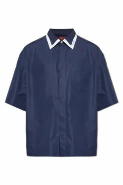 Gucci NAVY BLUE Shirt with Pocket