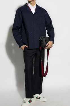 Gucci NAVY BLUE Shirt with pocket