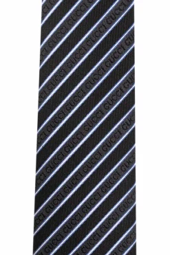 Gucci NAVY BLUE Silk tie