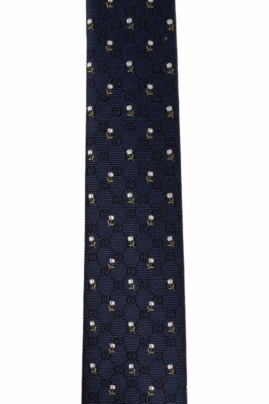 Gucci NAVY BLUE Silk tie