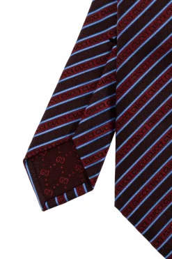 Gucci NAVY BLUE Silk tie