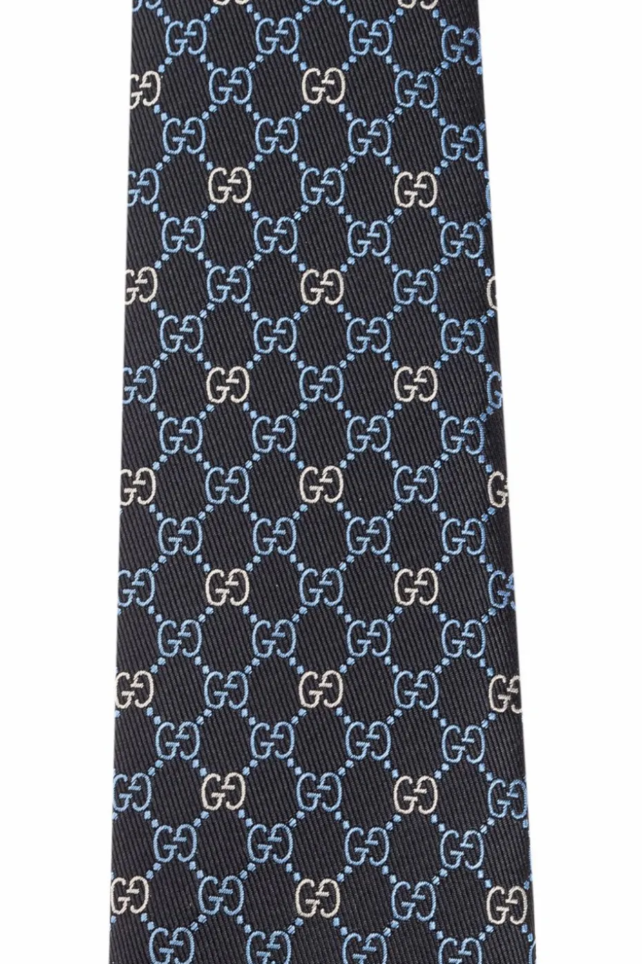 Gucci NAVY BLUE Silk tie