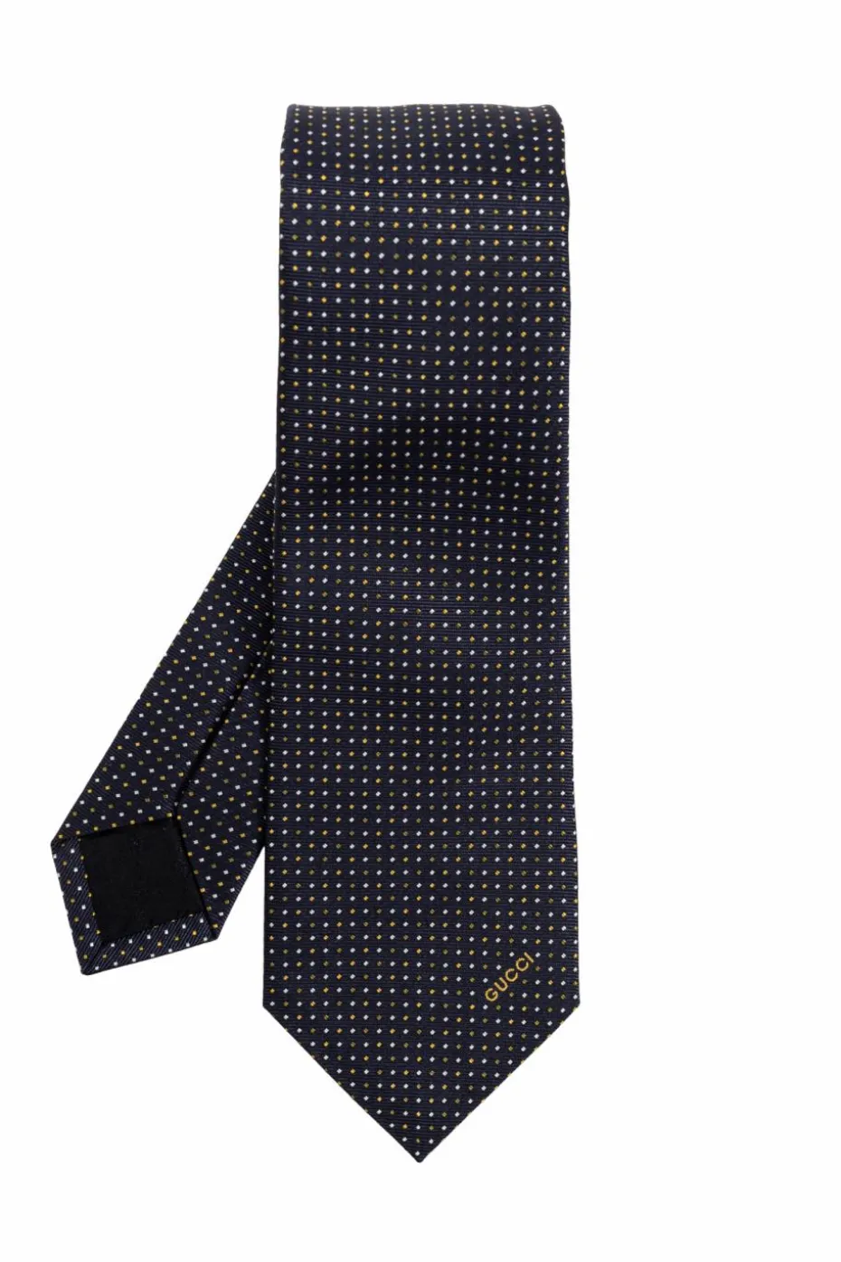 Gucci NAVY BLUE Silk tie