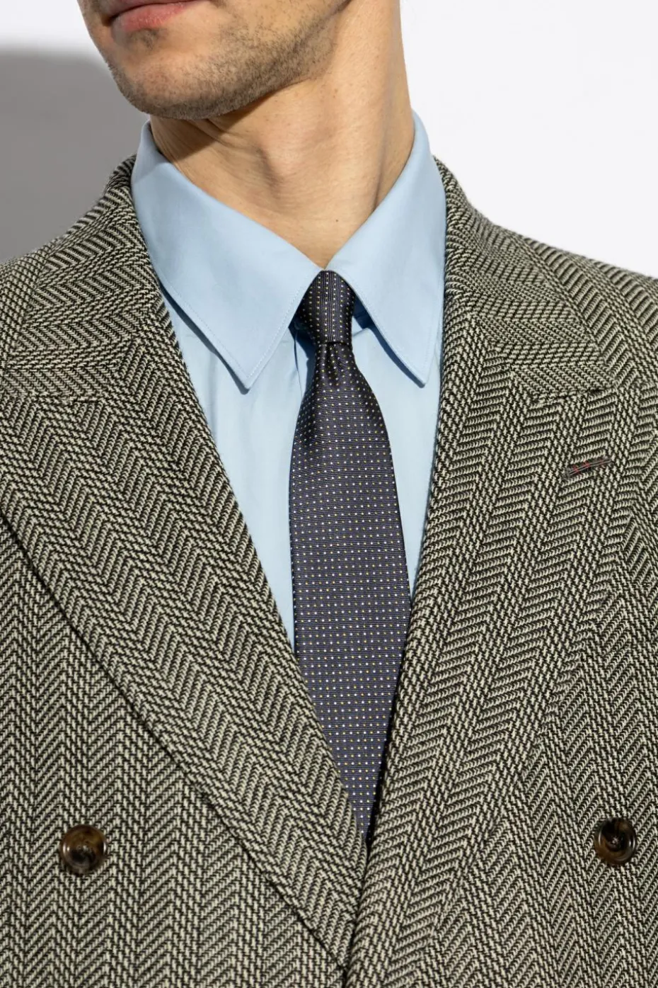Gucci NAVY BLUE Silk tie