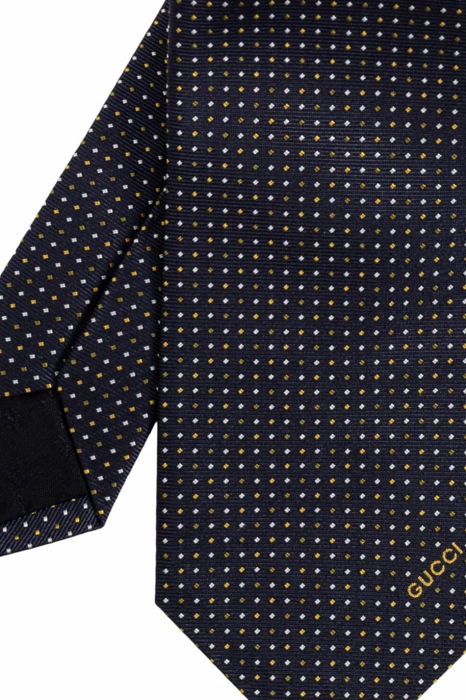 Gucci NAVY BLUE Silk tie