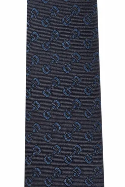 Gucci NAVY BLUE Silk tie