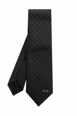Gucci NAVY BLUE Silk Tie
