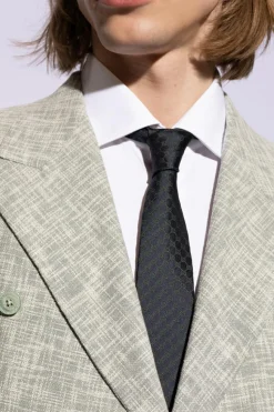 Gucci NAVY BLUE Silk Tie