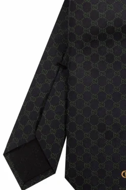Gucci NAVY BLUE Silk Tie