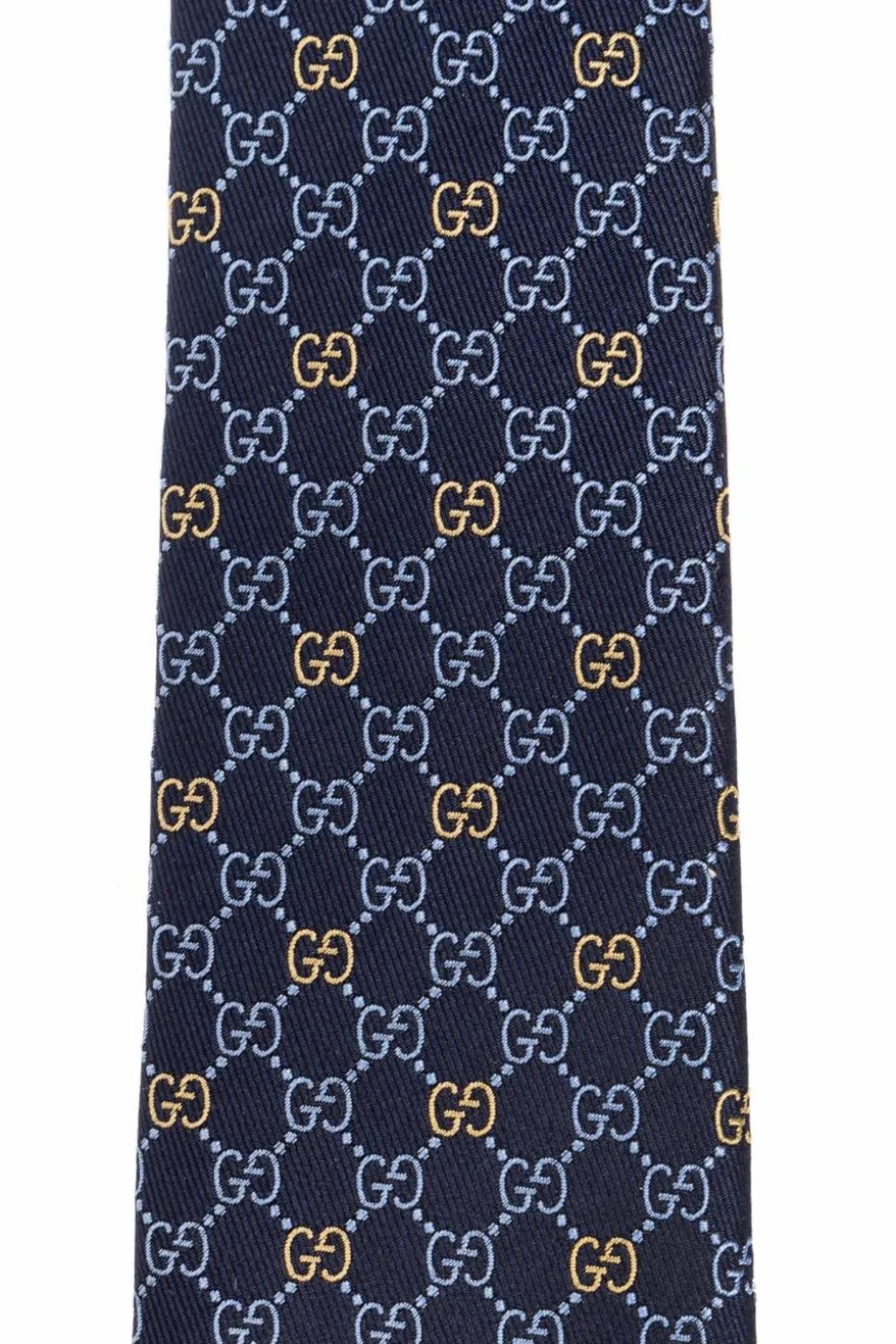 Gucci NAVY BLUE Silk tie