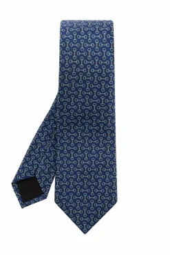 Gucci NAVY BLUE Silk tie