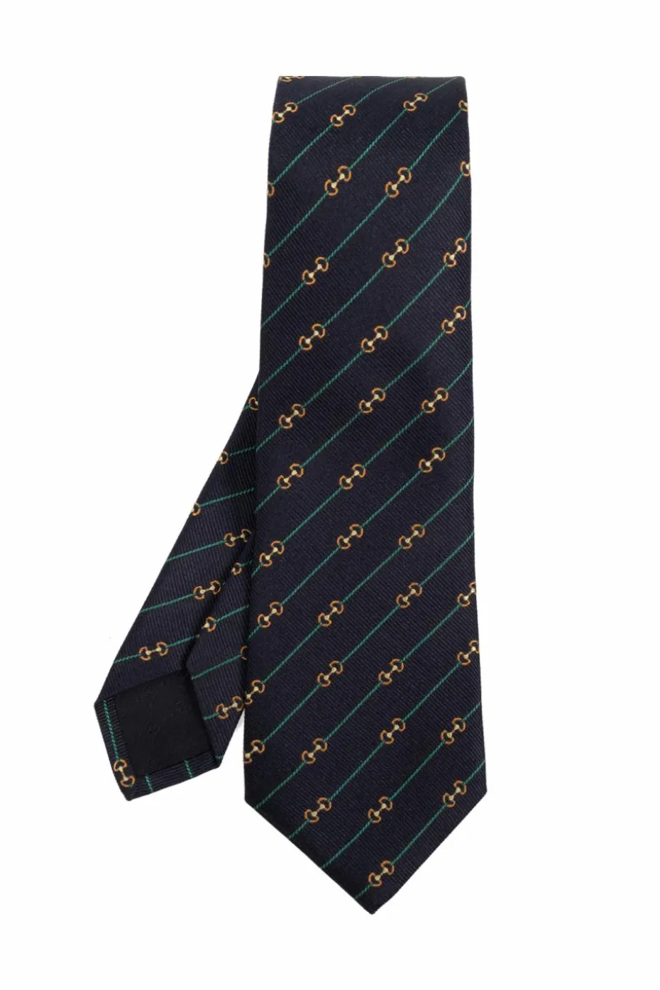 Gucci NAVY BLUE Silk tie