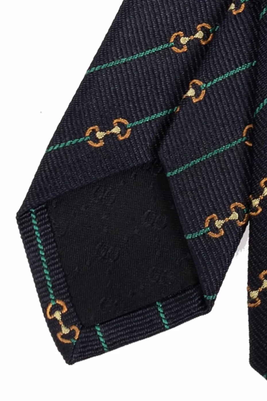 Gucci NAVY BLUE Silk tie