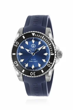 Gucci NAVY BLUE Steel watch