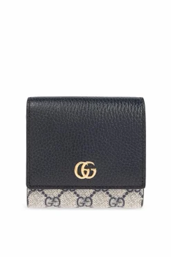Gucci NAVY BLUE Wallet with logo