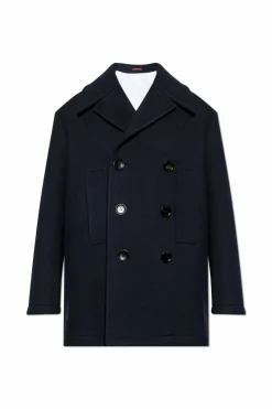 Gucci NAVY BLUE Wool coat