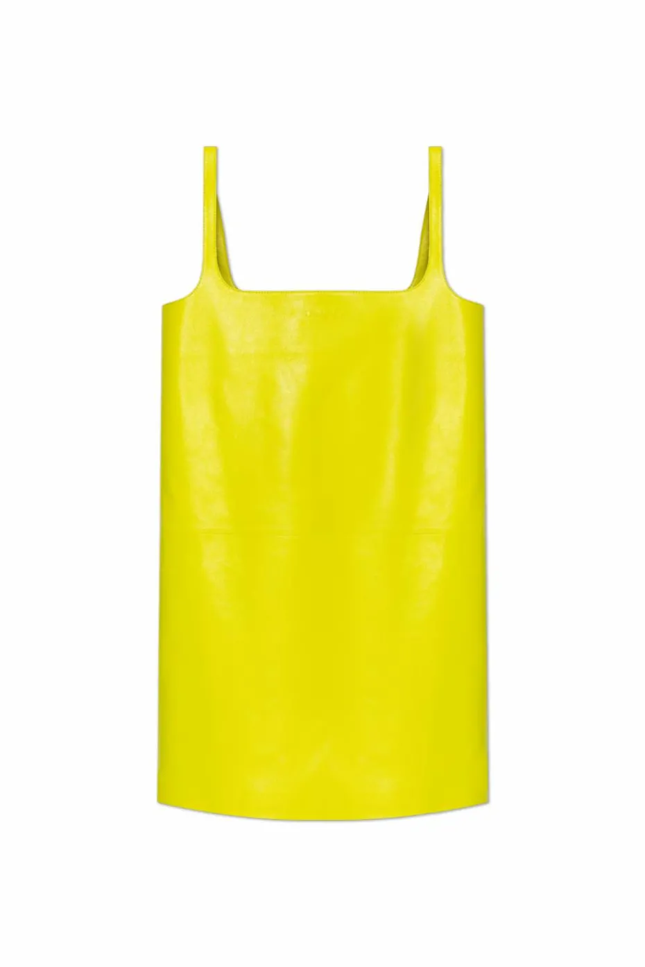 Gucci neon Leather strap dress