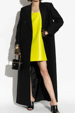 Gucci neon Leather strap dress