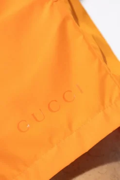Gucci ORANGE Swim trunks