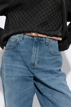 Gucci PINK Leather belt