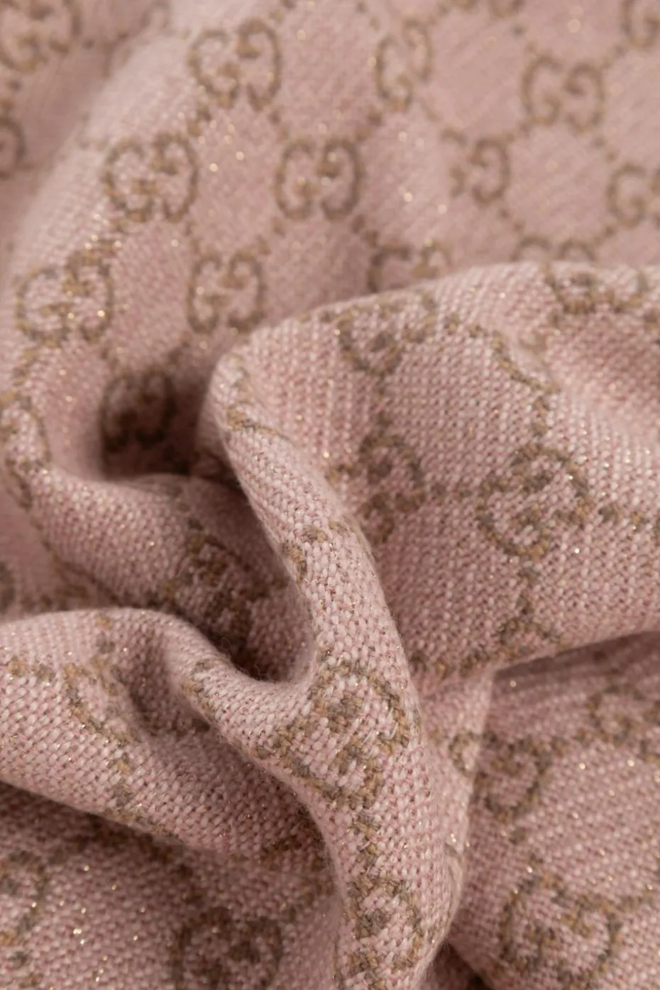 Gucci PINK Scarf with monogram