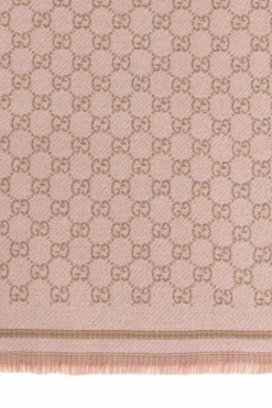 Gucci PINK Scarf with monogram