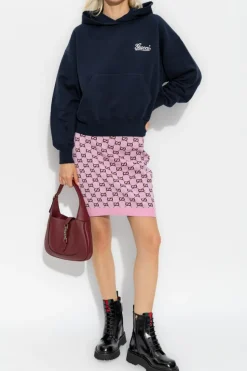 Gucci PINK Wool Skirt