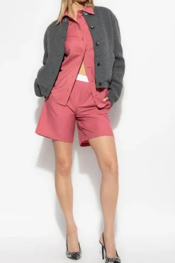 Gucci PINK Woolen shorts