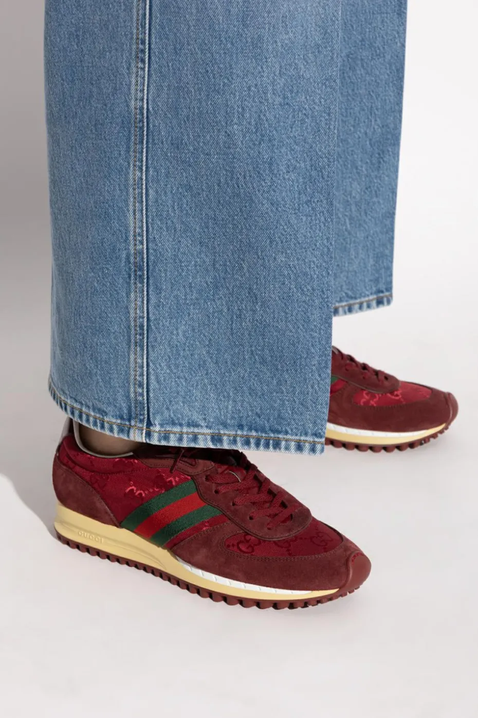 Gucci RED 'Re-Motion Trainer' sports shoes
