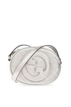 Gucci SILVER ‘Blondie Mini’ shoulder bag