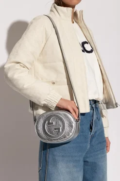 Gucci SILVER ‘Blondie Mini’ shoulder bag