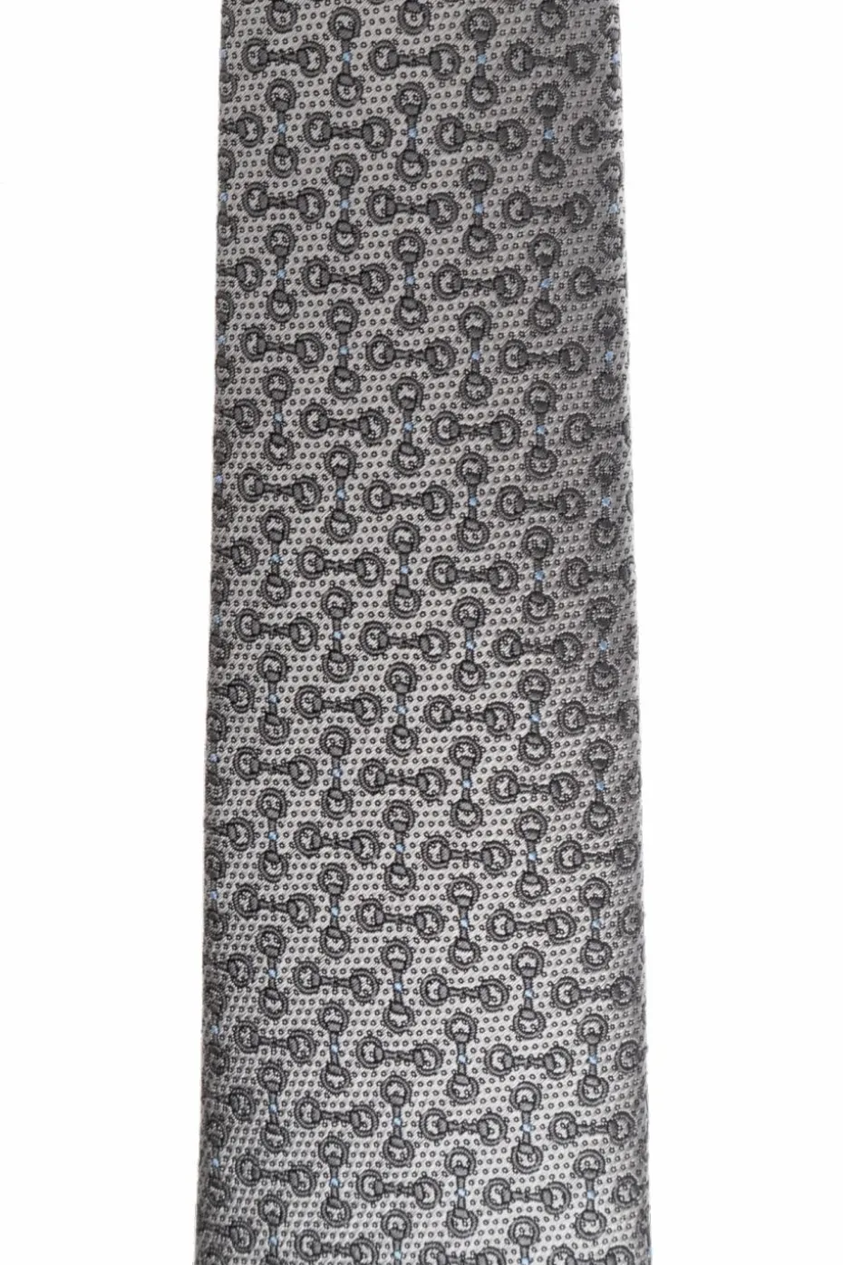 Gucci SILVER Silk tie