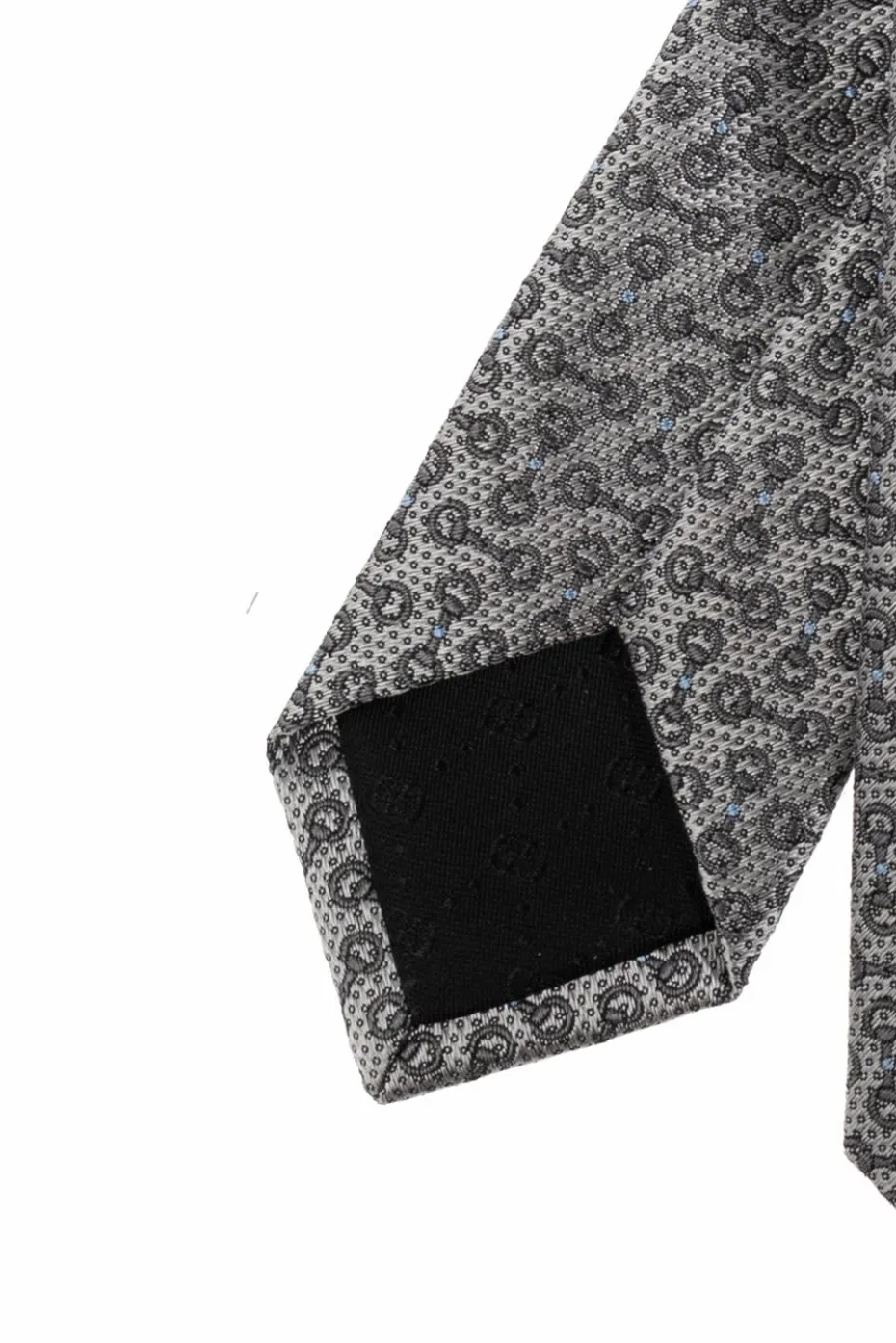 Gucci SILVER Silk tie