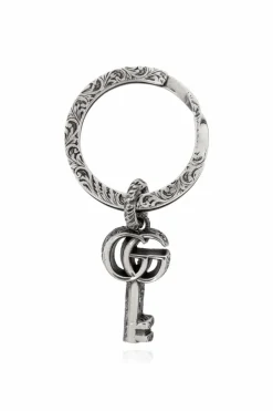 Gucci SILVER Silver keychain with pendant