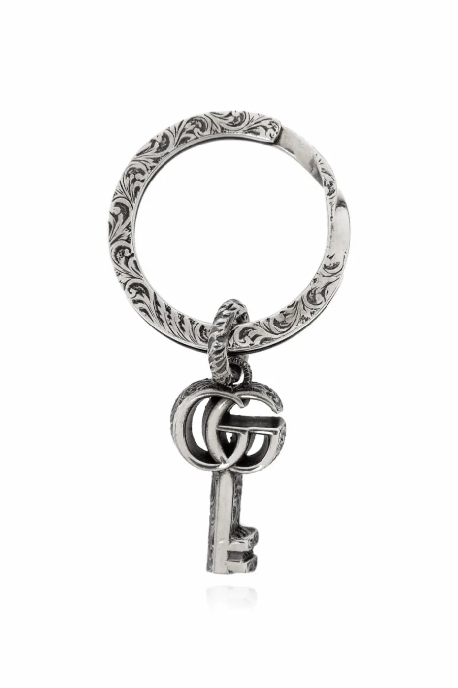 Gucci SILVER Silver keychain with pendant